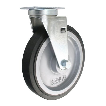 FORBES INDUSTRIES Wheel, Swivel Caster, 8in 1632-S